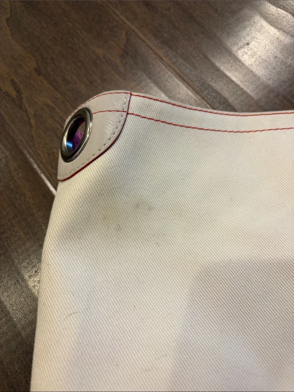 Vintage Canvas Coach Hobo Purse missing strap
